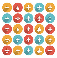 icons of airplanes
