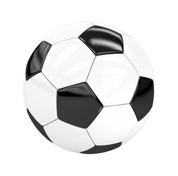 football (soccer ball) isolated on white