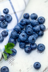 ripe blueberries
