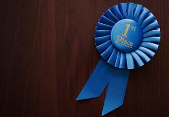 First place winners rosette