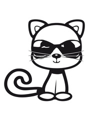 Katze süss niedlich Sonnenbrille