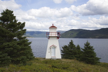 Fototapeta na wymiar Lighthouse in Bonne Bay