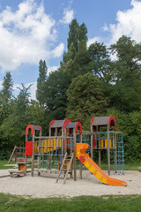 children playground in the park