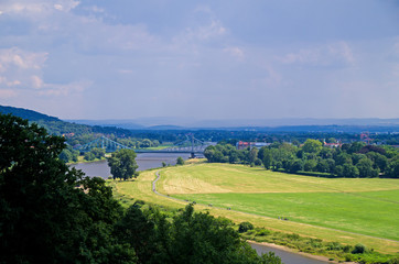 Obraz premium Blaue Wunder mit Regen