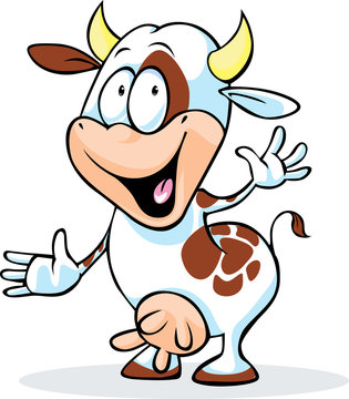 funny cow character