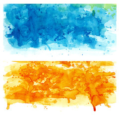 Watercolor splash design - 70172891