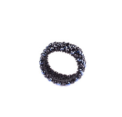 Bracelet from black beads.