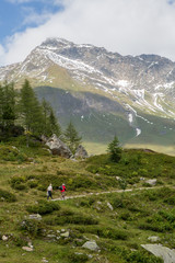 Idyllic alpine landscape at austria