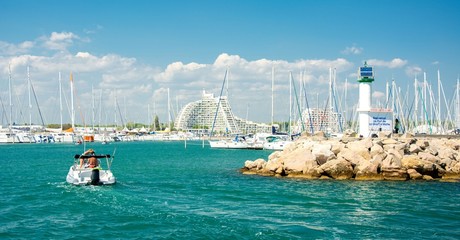 Port de la Grande Motte en France