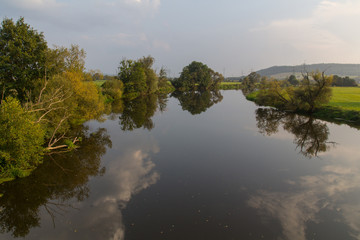 river in summer
