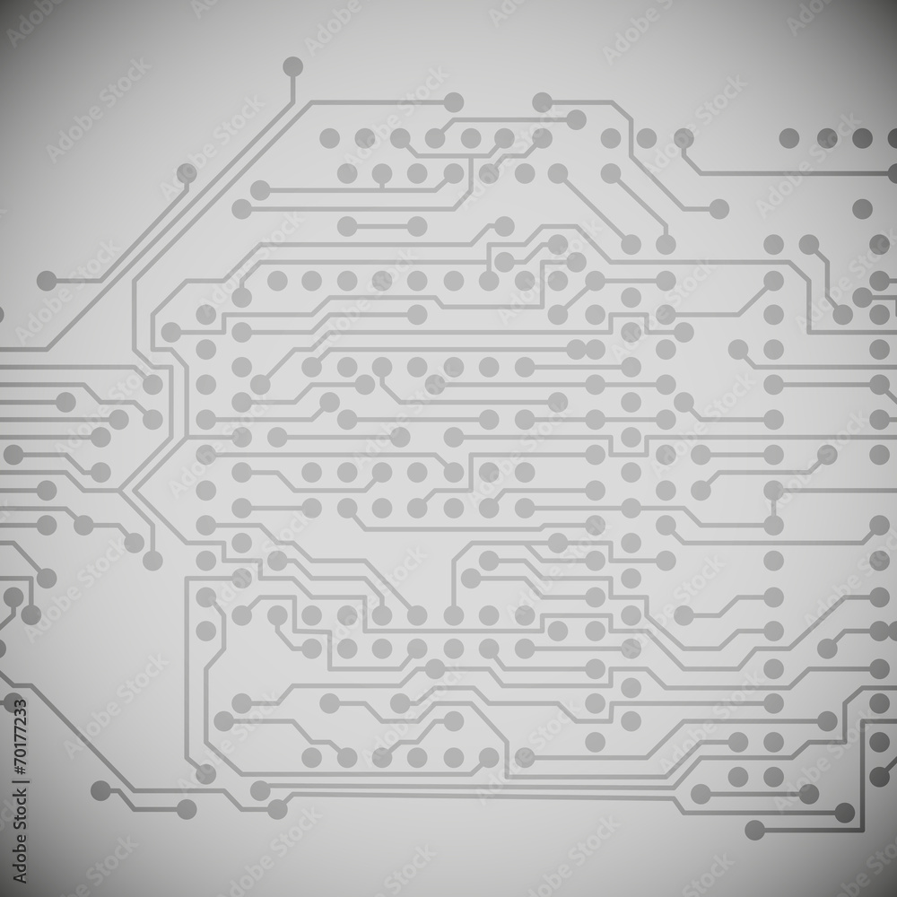 Poster microchip background, electronics circuit, eps10 vector