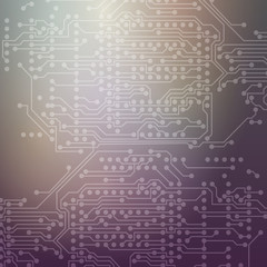 Microchip background, electronic circuit, EPS10 vector