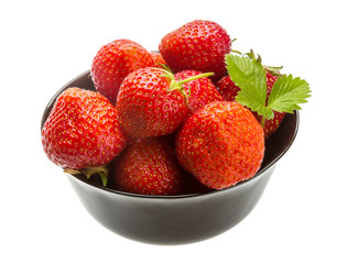 Strawberry in the bowl