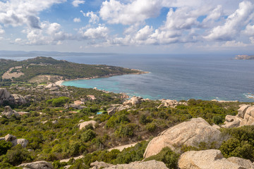 Obraz premium Sardegna, Palau, veduta della spiaggia Cala di Trana