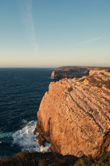 Cap Sao Vicente, Portugal. People watching sunset
