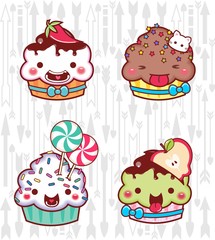cupcake cartoon 16