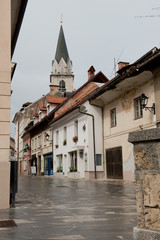 Fototapeta premium Buildings in Kranj