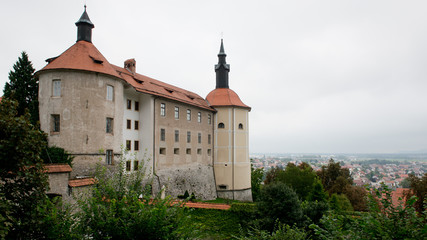 Fototapeta na wymiar The Castle of Skofja Loka