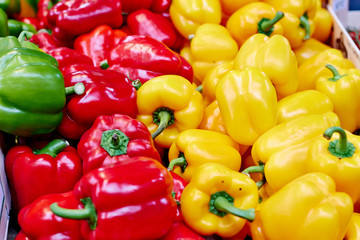 Peppers at the market