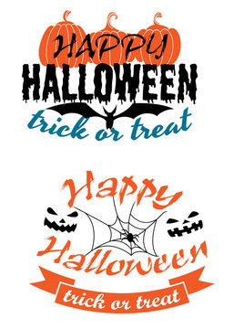 Halloween holiday party banners