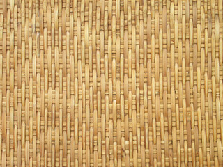 Pattern and design of Thai style bamboo handcraft