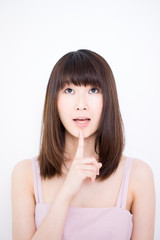 Fototapeta premium 考える女性