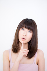 Fototapeta premium 考える女性