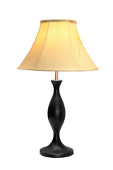 Obraz premium table lamp isolated on white background