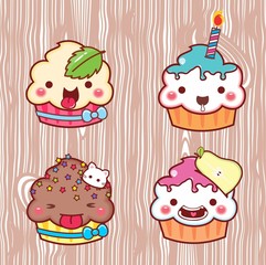cartoon cupcake 22