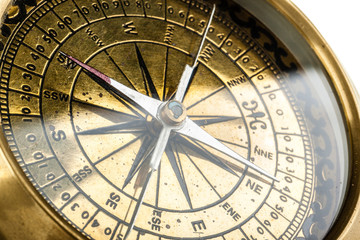 Fototapeta na wymiar Golden compass