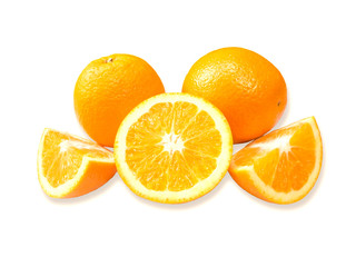 orange fruit isolated