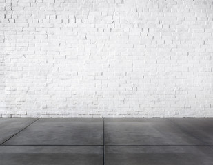 Room Made of Brick Wall and Concrete Floor