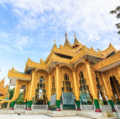 Kyauk Taw Gyi temple in Yangon, Myanmar