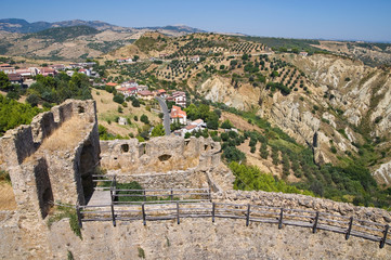 Fototapeta na wymiar Swabian Castle of Rocca Imperiale. Calabria. Italy.