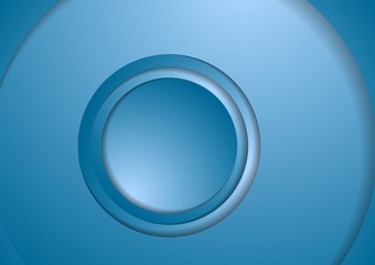 Abstract bright circles tech background