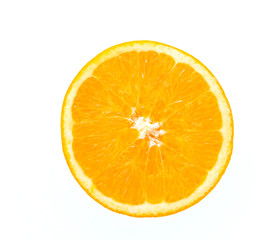 Orange isolated on white