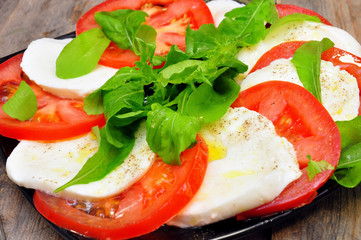 Traditional Italian Caprese salad