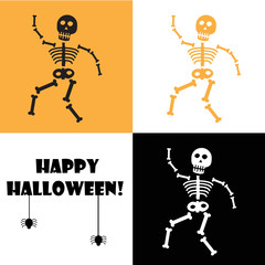 Happy Halloween Skeletons