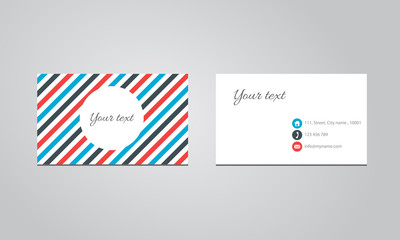 Abstract business cards Design Vector Template