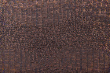Crocodile skin leather, bronze,metallic background