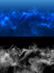 Abstrack Smoke Background with Transparency Channel