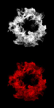 Abstract Smoke Cloud with Transparency Channel