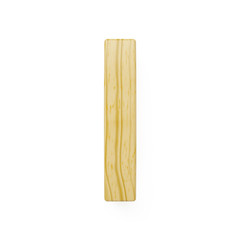 Wooden alphabet letter symbol - I