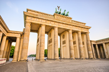 Brandenburg Gate in Berlin, Germany