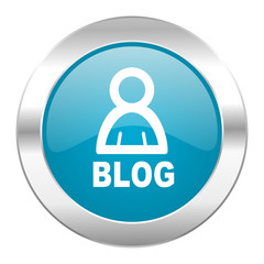 blog internet blue icon