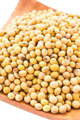 Soybean isolated on white background