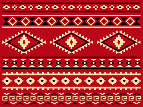Traditional Native Americans Pattern