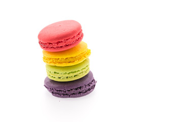 Macaron isolated on white