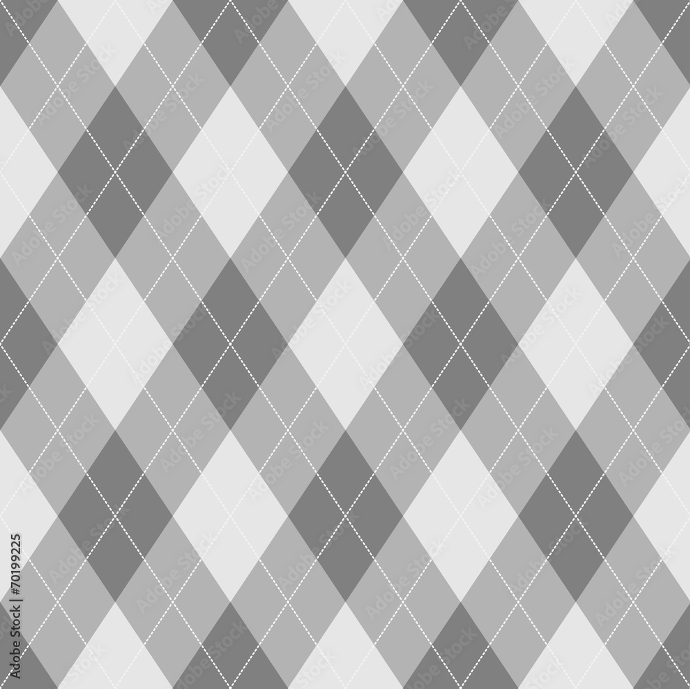 Poster seamless argyle pattern. diamond shapes background.