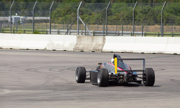 Formel Rennwagen Heck
